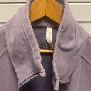 Lululemon Scuba Full Zip 0 Purple Ash